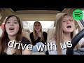 drive w/ me! playlist video with my friends