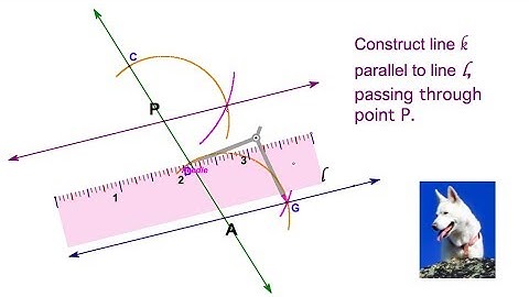 Construct a Parallel Line