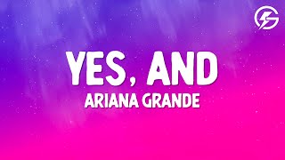 Ariana Grande - yes, and? (Lyrics)