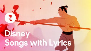 Disney Songs With Lyrics And Video Playlist  Iconic Disney Music Collection  All Disney Songs Mix