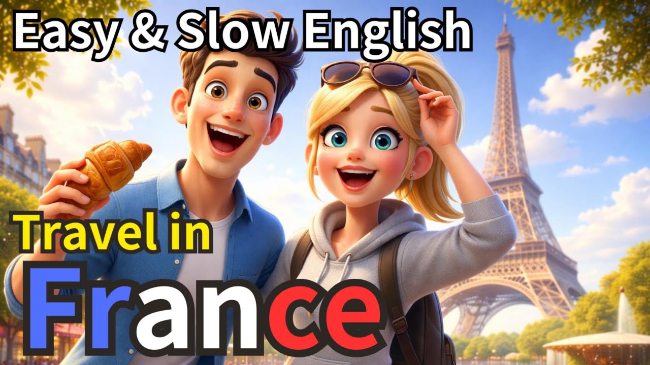 Slow & Easy English for Beginners | Traveling in France🇫🇷