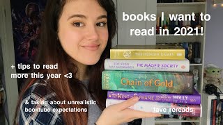 Books I want to read in 2021 + tips to read more! | amyrosehall