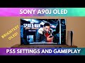 PS5 4K 120HZ Settings on Sony A90J OLED TV and Gameplay