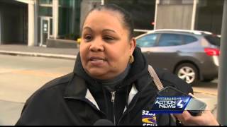 Downtown security officers rally for better wages, healthcare, training