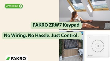 FAKRO ZRW7 Keypad: One Button to Control 84 Smart Devices! | Z-Wave Powerhouse 🔥