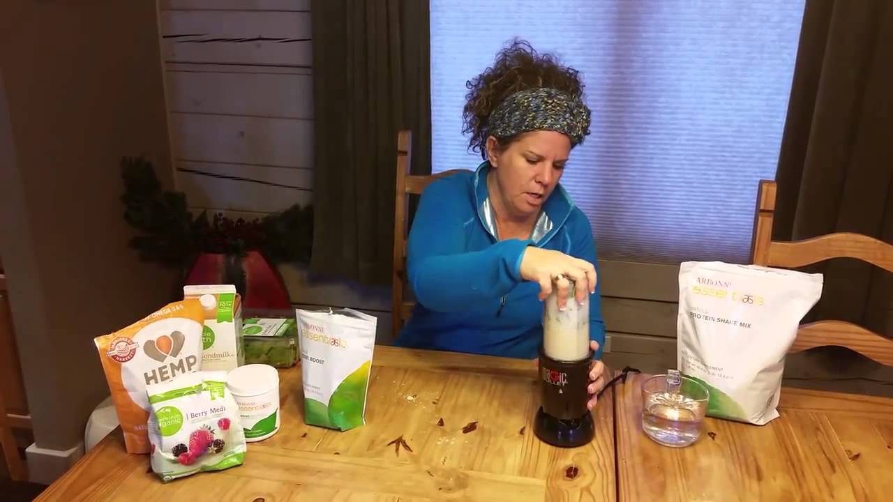 Making the Basic Arbonne Protein Shake as a Meal Replacement YouTube