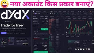 How To Create Account in dYdX Decentralized Exchange | Step-By-Step Guide