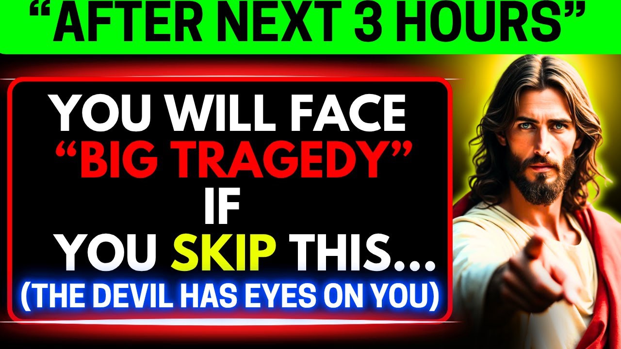 Бог говорит: «БЕРЕГИТЕСЬ СЛЕДУЮЩИХ 3 ЧАСОВ...» 👆Бог помогает | Божье послание сегодня~ Божье посл...