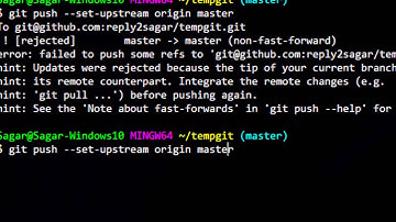 How to force push to remote repository in git