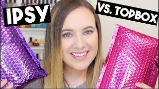 Ipsy vs. Topbox - AUGUST 2017 | makingupashlee