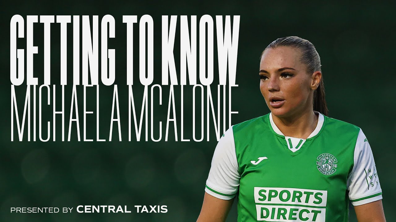 Get To Know Hibs Women's Michaela McAlonie | Presented by Central Taxis