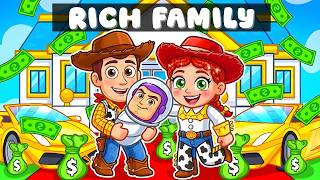 JESSI Starts A RICH TOY STORY FAMILY In Roblox...(TOY STORY 5)