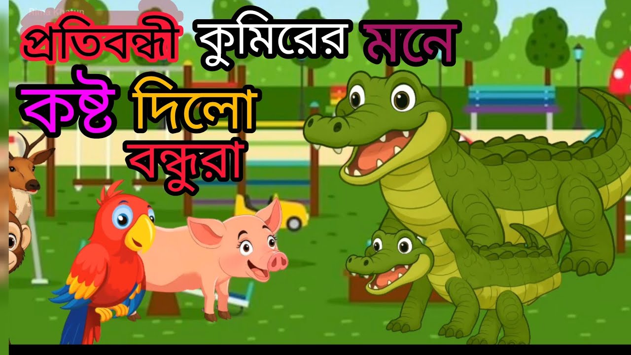 প্রতিবন্ধী কুমিরের মনে কষ্ট দিলো বন্ধুরা 😴new bengali cartoon 