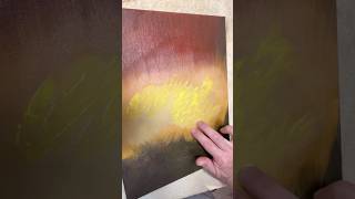 How to apply an interesting, creative base coat with acrylic paint on a new canvas. #canvasideas