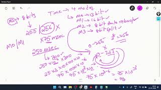 8051 Counter 75ms Delay