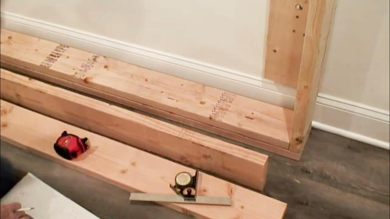 Beg Guide to Building an Electric Fireplace Enclosure Part4 YouTube