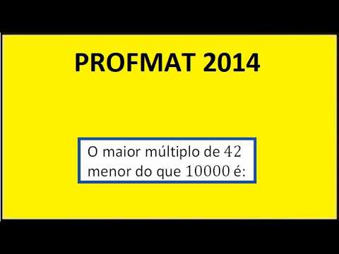 BASIC MATH - PROFMAT 2014