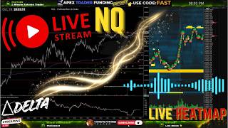 NQ  Live Stream - Heatmap US100 Cumulative Volume Delta - Day Trading Nasdaq ES S&P 500 SPY QQQ
