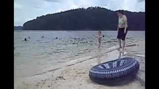 Bella carters lake.avi