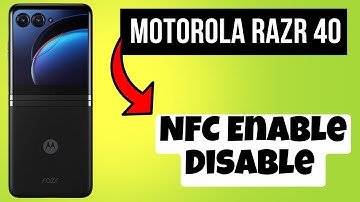 NFC Enable  Disable Motorola Razr 40 || How to turn on /off NFC || NFC settings