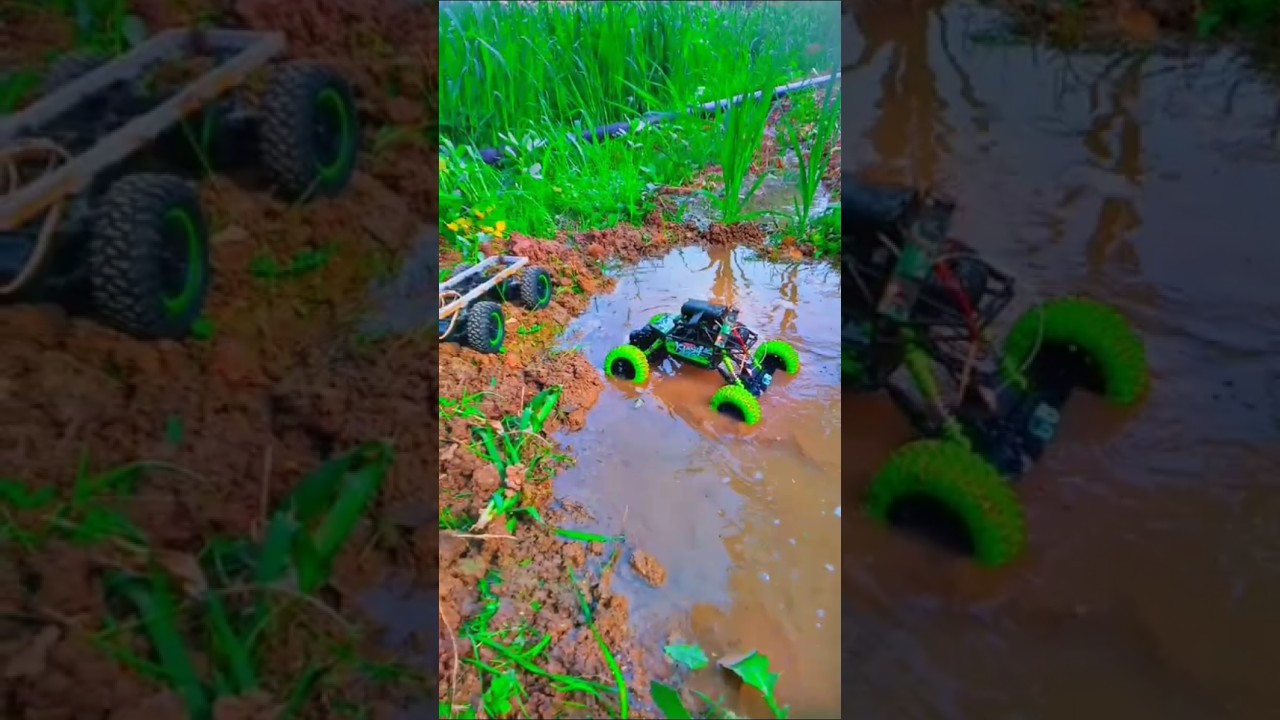 Rock crawler in extreme mud 😱😱4x4 power ...