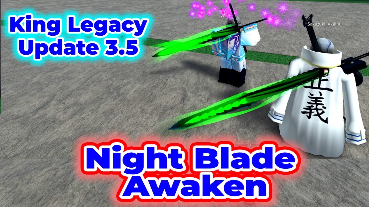 Night Blade V2 showcase  King Legacy Indonesia 