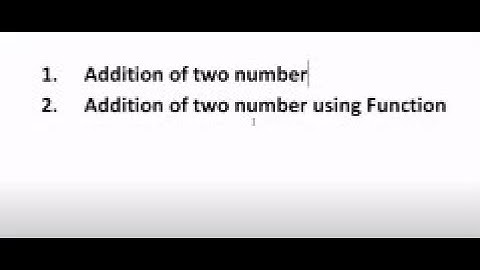 Addition of two numbers in python using simple way and using function also