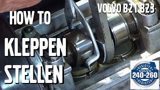 Instructie kleppen stellen Volvo B21 B23 motor (how to valve clearance / shims redblock) Volvo 240