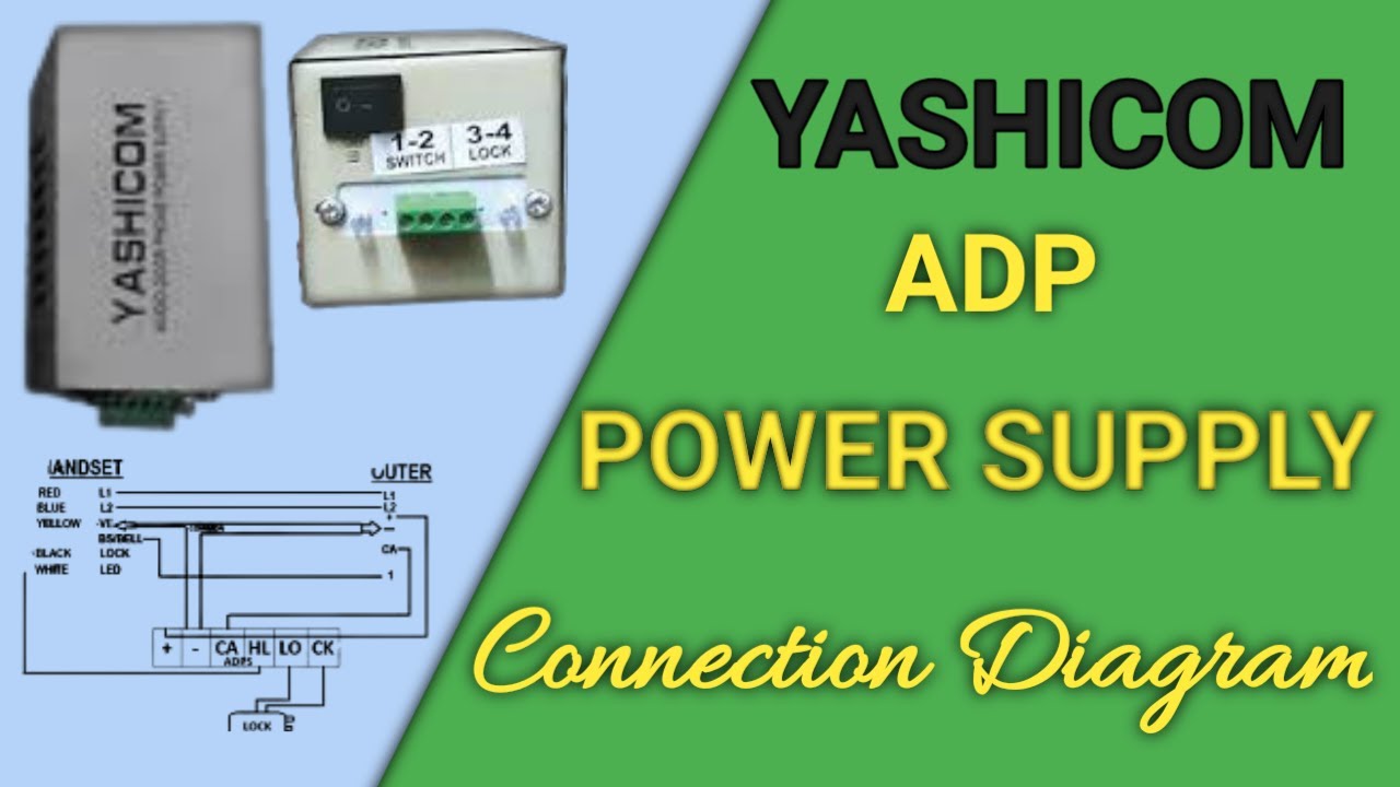 audio door phone connection power supply connection diagram
