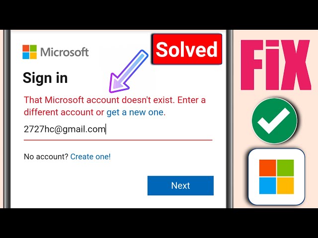 Solved: Re: My account doesn't exist - Answer HQ