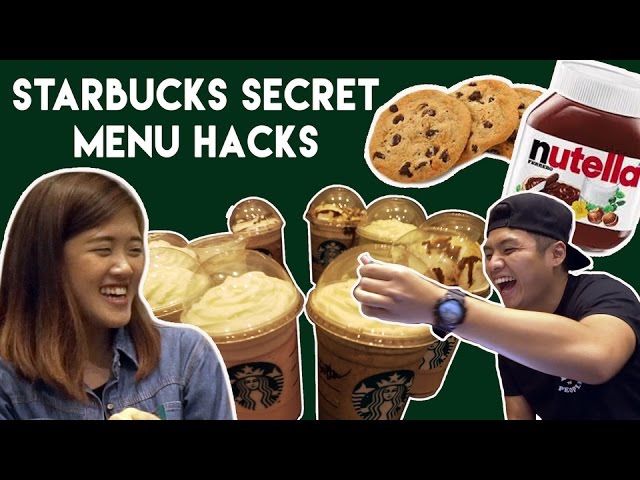 SINGAPORE STARBUCKS SECRET MENU TASTE TEST! | TSL Vlogs