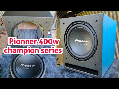 Pionner champion 400w subwoofer & enclosure details malayalam | customized subwoofer box making