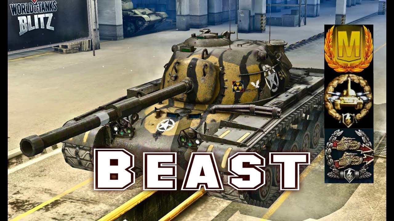 M48 Patton 2 Beast World Of Tank Blitz Aced Gameplay 5600 Dmg Youtube