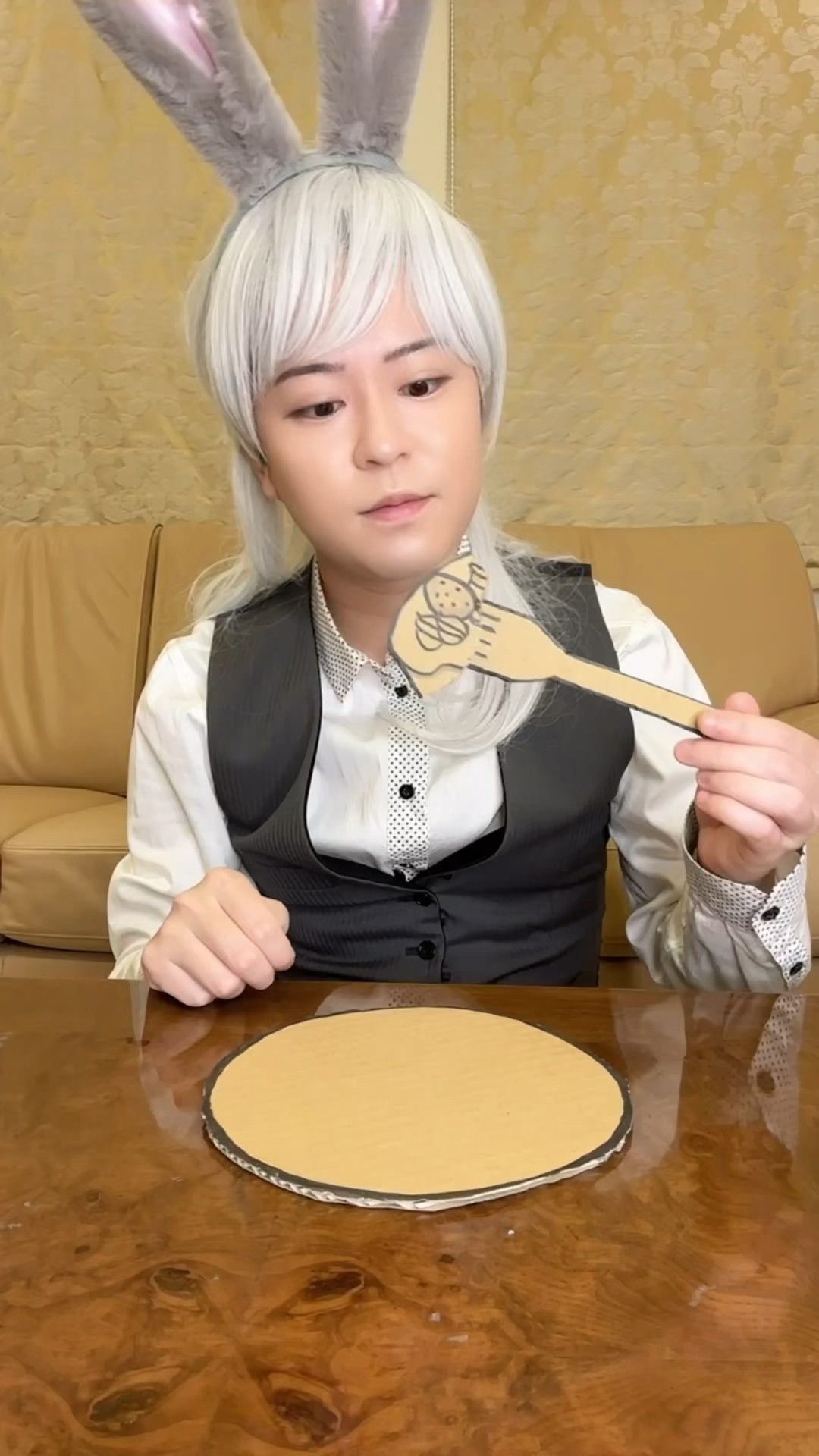 BE ROBBED OF A CARDBOARD CAKE！#asmr