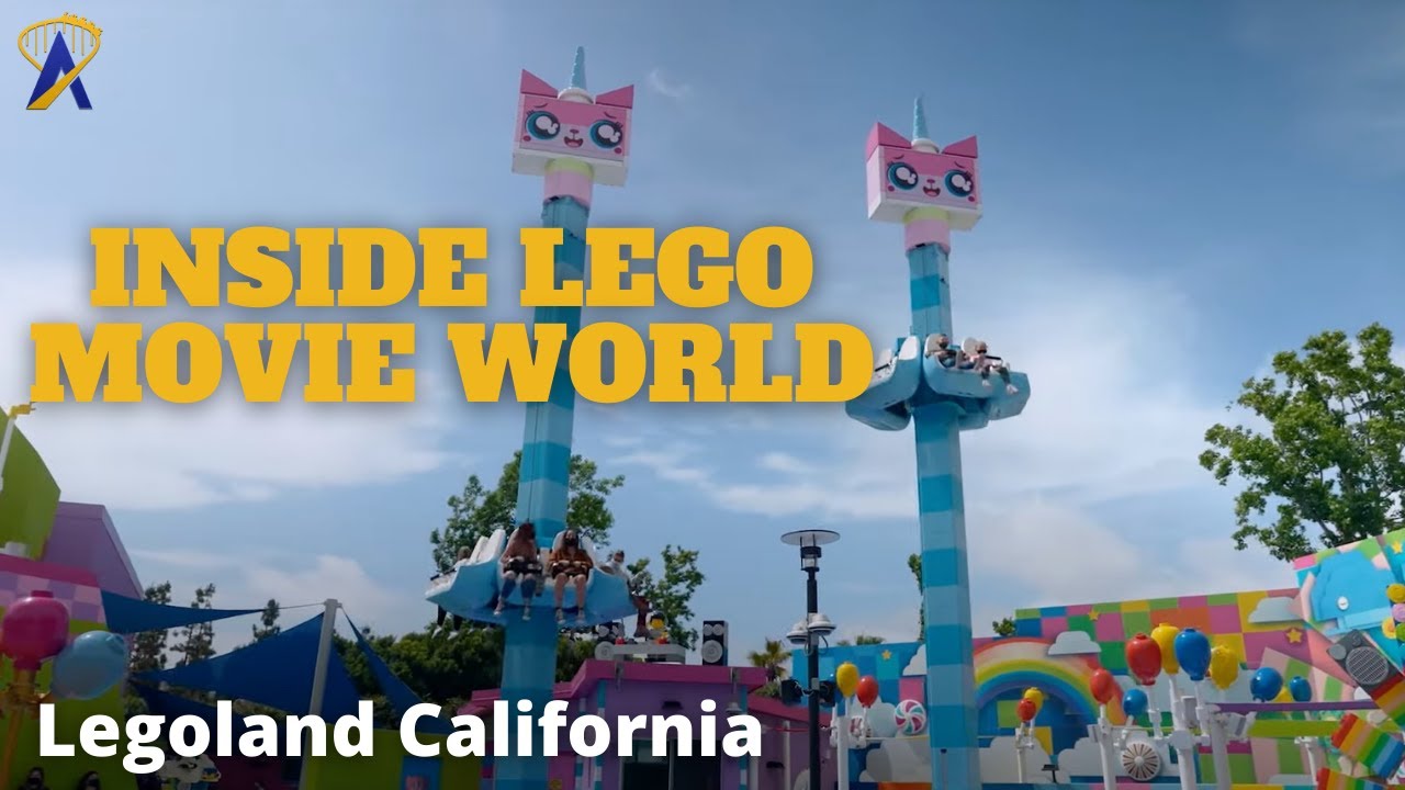 arbejde sortere Erkende A Look Around Lego Movie World at Legoland California Resort - YouTube