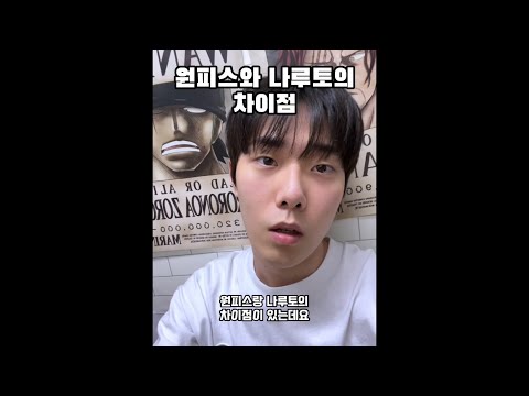 원피스 나루토 차이점