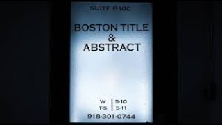 Boston Title and Abstract Speakeasy - Tulsa Ok