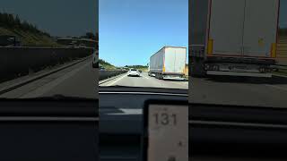 Tesla Model 3 Highland Dual Motor vs Mercedes SLS AMG GTR V8 biturbo on German Autobahn