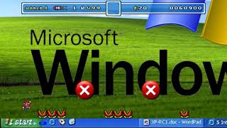 Super Mario Bros But Windows Xp Error Edition