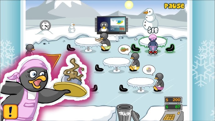 Penguin Diner (Day 20) Jogo do Restaurante dos Pinguins 