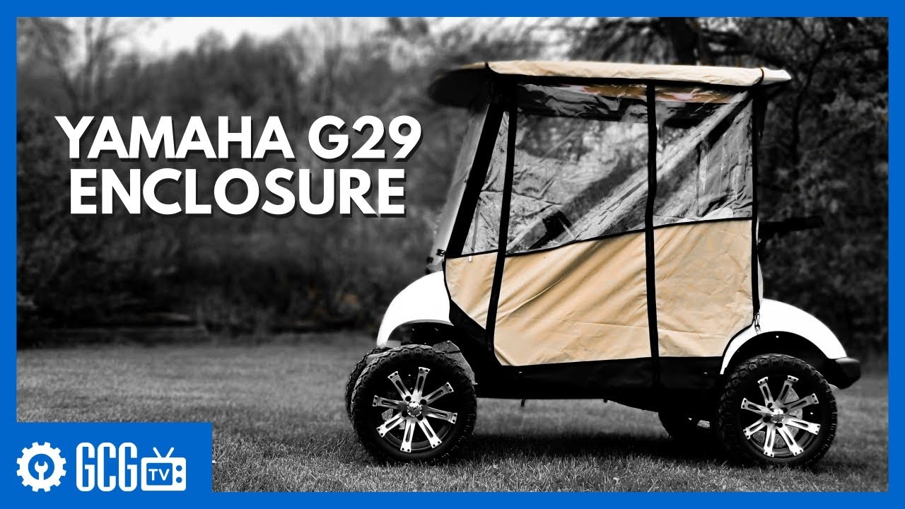 Yamaha G29 / Drive Golf Cart Enclosure Quick Install Golf Cart