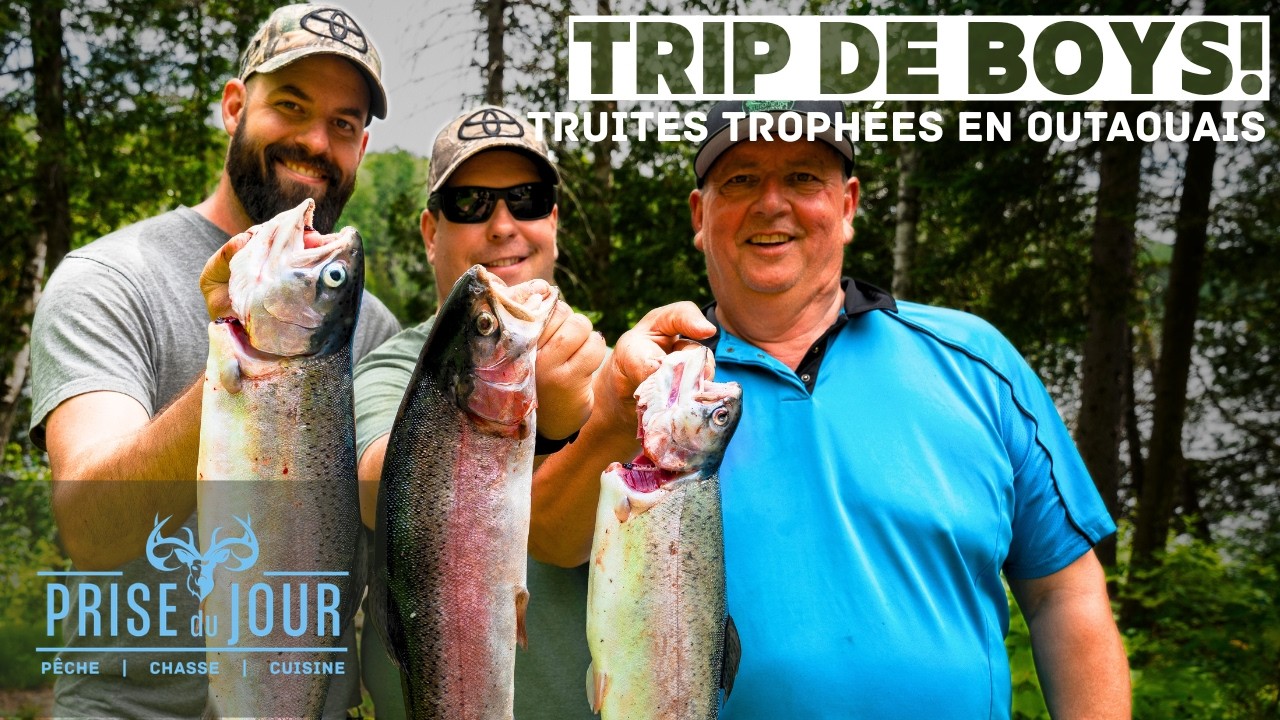 Pêche à la truite arc-en-ciel trophée en Outaouais! - Pourvoirie Légende des bois
