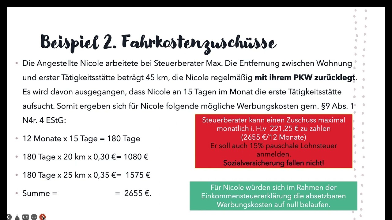 New Pauschalierung der Lohnsteuer - on German
