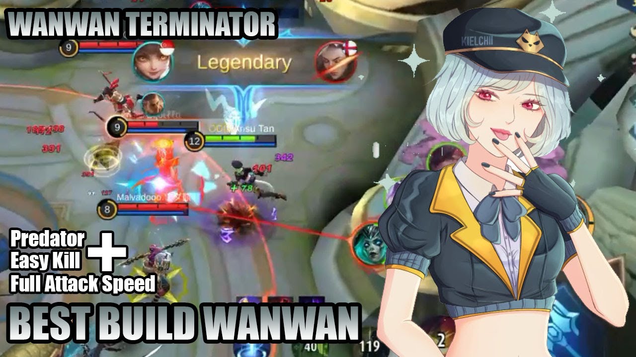 Wanwan Best Build 2021 - Build Wanwan Tersakit 2021 - Marksman Destroys Mele | Gameplay Wanwan MLBB