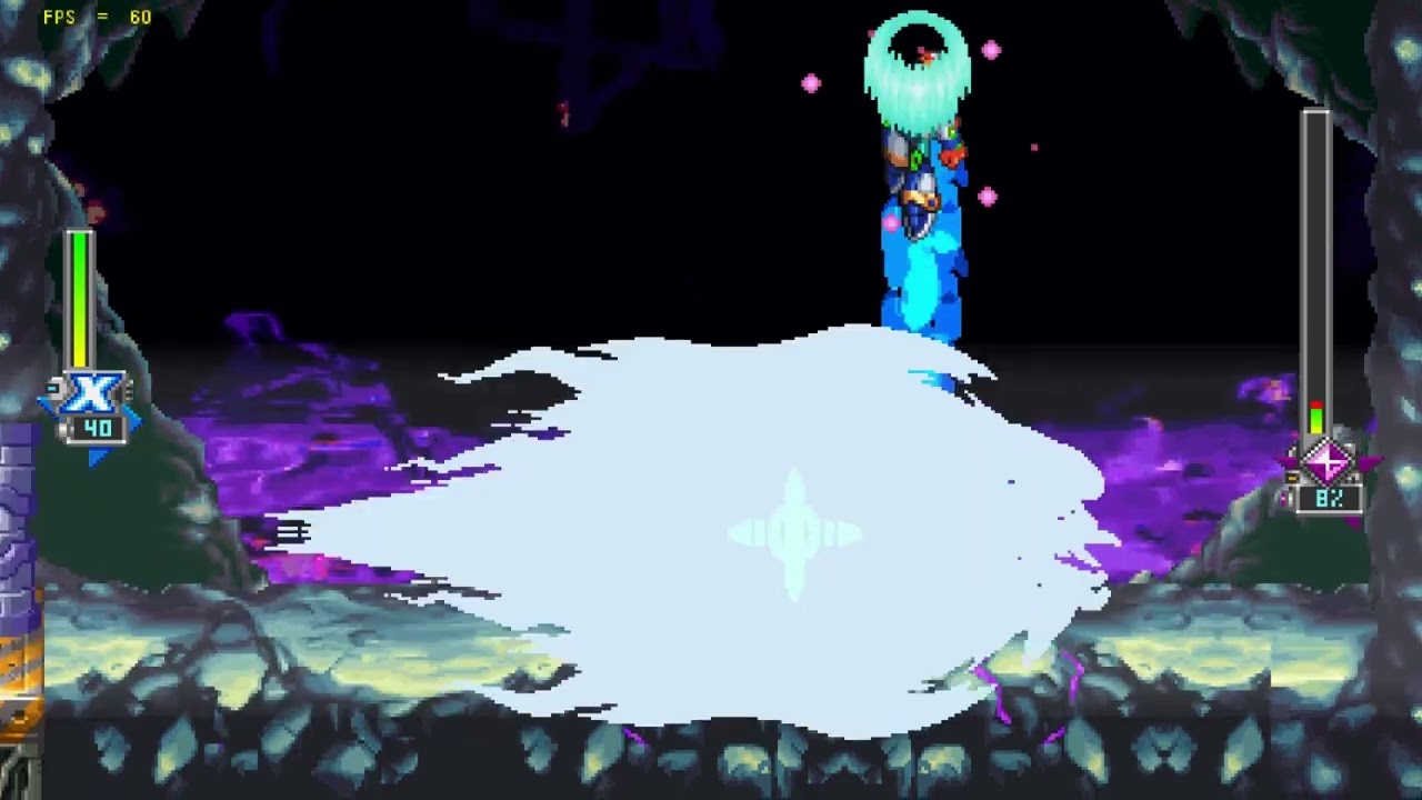 Mega Man X Viral Nightmare - Blaze Heatnix Fight - No damage (NG+2)