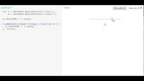 onchange event on range slider in Chrome