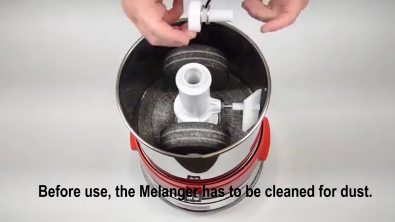 Как очистить меланжер перед первым использованием - YouTube