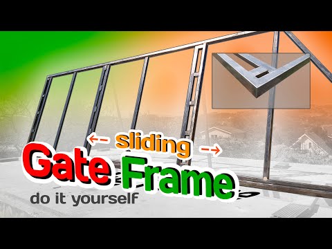 Video: How to make a cantilever gate with your own hands?