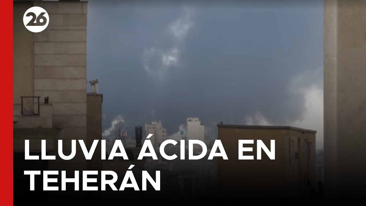☢️ ALERTA POR LLUVIA ÁCIDA EN IRÁN | Bombardeos a refinerías liberan sustancias peligrosas