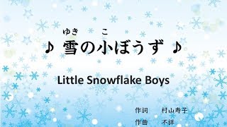 雪の小ぼうず